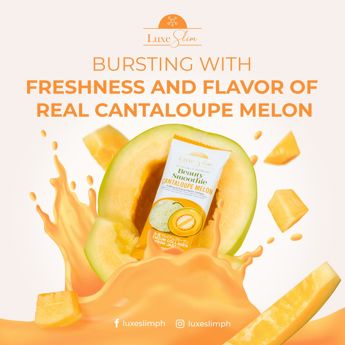 Luxe Slim Cantaloupe Melon Mariel Kim