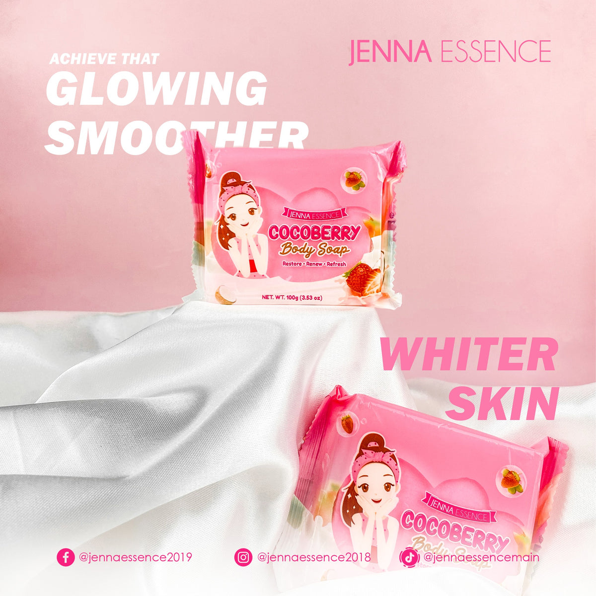 Cocoberry Soap Pillow Pack 100g Mariel Kim