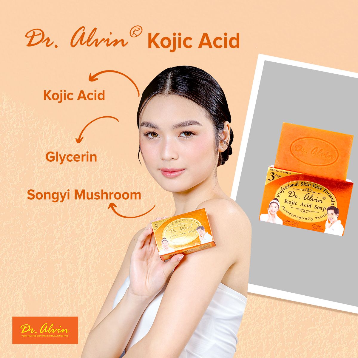 dr alvin glutathione soap Dr. Alvin Kojic Acid 135g dr alvin glutathione soap Dr. Alvin Kojic Acid 135g