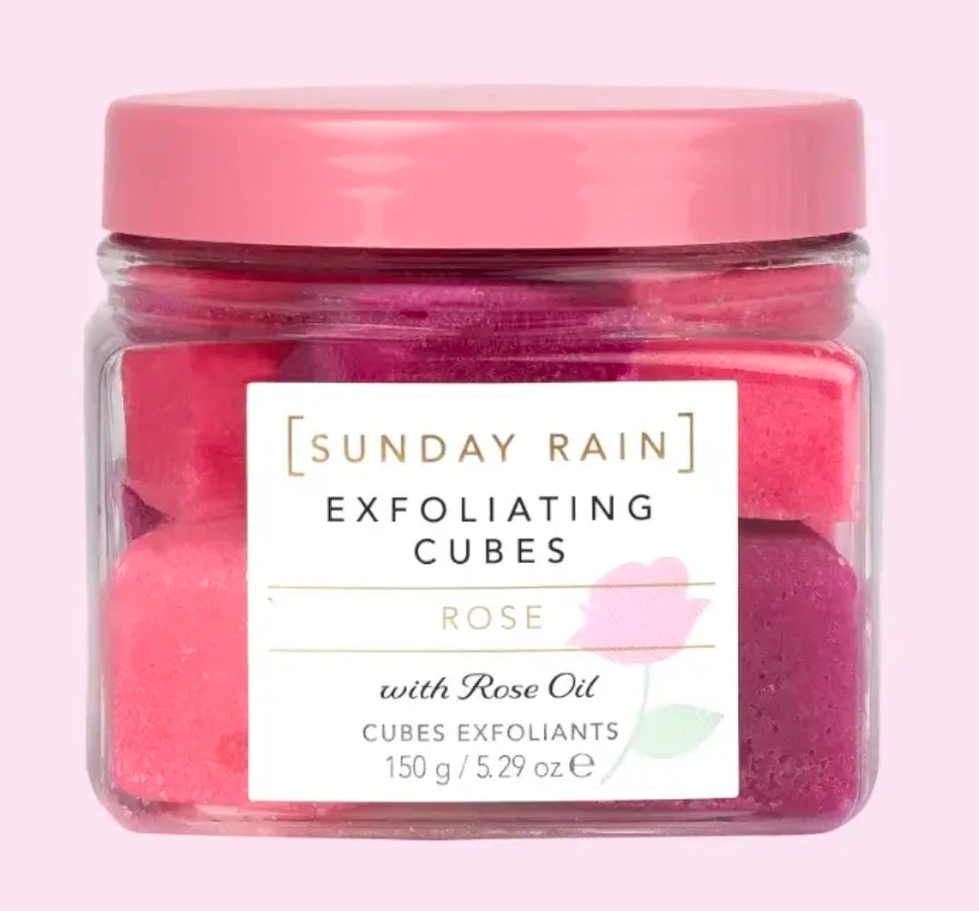 Rose Exfoliating Sugar Cubes with Rose Oil – Mariel Kim