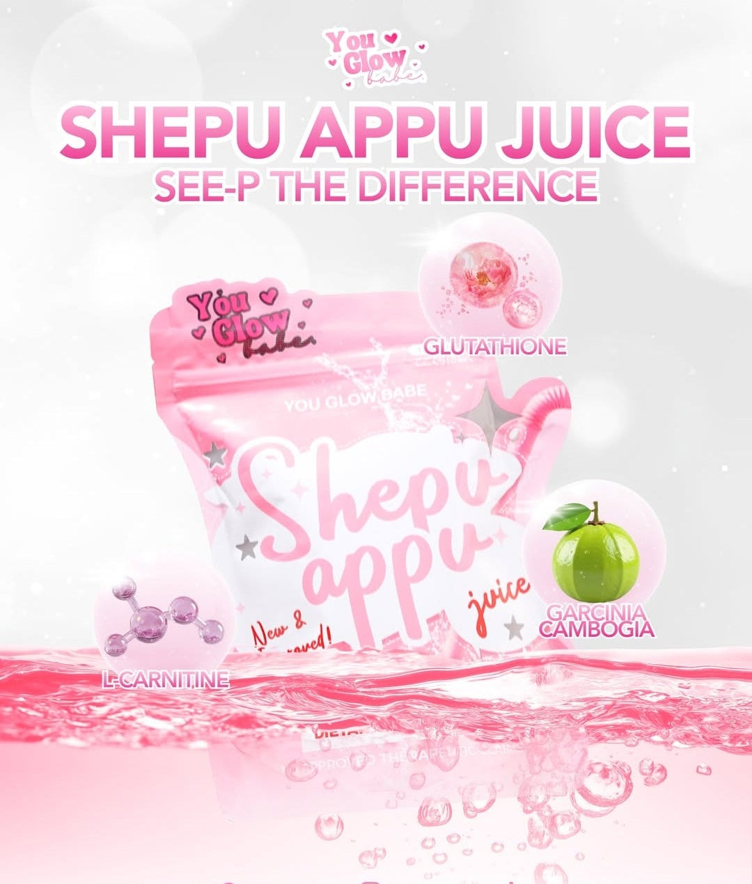 shepu appu glutathione You Glow Babe Shepu appu (Expires Nov/26/2027) – Mariel Kim